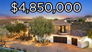 Touring 485M Entertainer’s Dream Home in Henderson  Anthem Country Club [upl. by Axela]