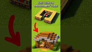 Easy Level 30 Enchantment Room Tutorial minecraft minecraftbuilding shorts [upl. by Norbie]