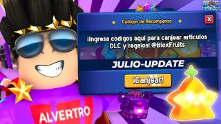 🗿 TODOS LOS CODES ACTIVOS de BLOX FRUITS ROBLOX JULIO 2024 [upl. by Irtimed]