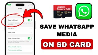 How to Save WhatsApp Media to SD Card 2024  Change WhatsApp Default Storage Location to SD Card [upl. by Ahsenwahs]