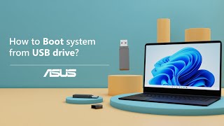 How to Boot System from USB Drive  ASUS SUPPORT [upl. by Eisinger]