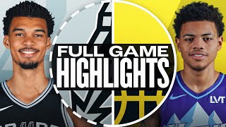 SPURS at JAZZ  FULL GAME HIGHLIGHTS  October 31 2024 [upl. by Jauch]