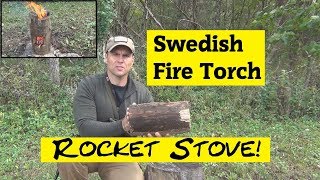 Survival Fire Torch Rocket Stove [upl. by Nniuqal]