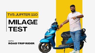 TVS JUPITER 110cc 2024 model  mileage test  Shocking Results  Highest Mileage of a Scooter [upl. by Aramen347]