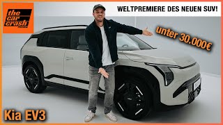 Kia EV3 im Test 2024 Weltpremiere des NEUEN SUV unter 30000€ Review  GTLine  Preis  EV 3 [upl. by Leirum]