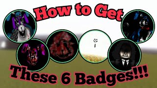 How to Get the Available Badges  Untitled The Walten Files Roleplay  Roblox [upl. by Esilrac309]