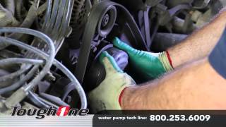 How to do a Water Pump Installation for a Ford 46L V8  Advance Auto Parts [upl. by Wilmer25]