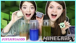 Minecraft Bath Bomb Challenge  JustJordan33🛁 [upl. by Osrit72]