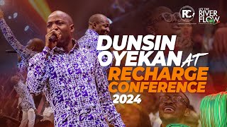 Prophetic Worship with Dunsin Oyekan at Recharge Conference 2024 hosted by Global Impact Church [upl. by Ecinaej]