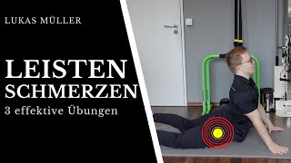 Leistenschmerzen Übungen  Schmerzen in der Leiste mit 3 Übungen selber behandeln [upl. by Johnstone]