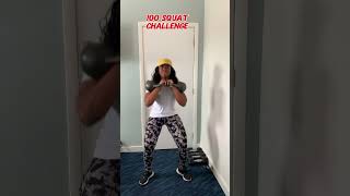 100 squat challenge  day 30 motivation unstoppable fitnessjourney challenge lowerbodyworkout [upl. by Sezen]