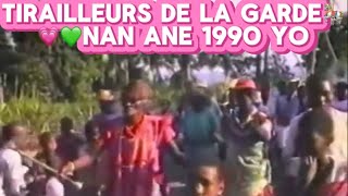 Tirailleurs de la garde 🎠💗💚 Nan ane 1990 yo dpi lontan bann gwo dyab la te konn ap met plezi😳 [upl. by Esej349]