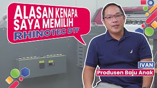 PEMAIN SUBLIM TERTARIK DENGAN METODE SABLON DTF  TESIMONI RHINOTEC DTF [upl. by Aramoj334]