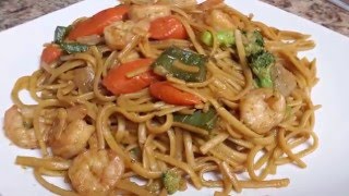 Lo Mein de Camarones [upl. by Abel]