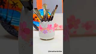 Unboxing Cherry Blossom Brush Holder 🌸 Art Setup 🌸🖌️ cherryblossom brushholder artset [upl. by Adnauqal]