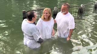 Baptism at Jordan River [upl. by Duester]