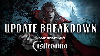 DBD CASTLEVANIA UPDATE BREAKDOWN [upl. by Aradnahc]