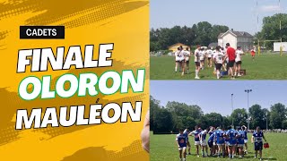 Finale Cadets Oloron contre Mauléon 15 à 15 tirs aux buts 5à 4 [upl. by Ijies]