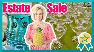 Liquidating and everything must go Estate Sale preview with vintage glass Christmas  collectibles [upl. by Merry104]