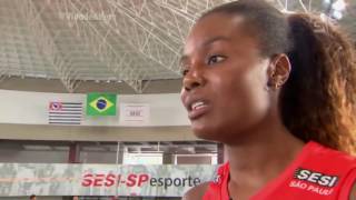 Vôlei Feminino Natação e Levantamento de Peso  Vida de Atleta 070816 [upl. by Nnairda]