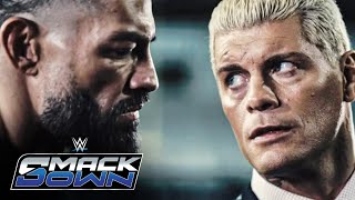 Cody Rhodes and Roman Reigns reluctantly join forces against The Bloodline SmackDown Oct 4 2024 [upl. by Ozzie]