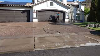 Pressure Washing in Glendale AZ  Bright on Time Window Cleaning [upl. by Ibmab708]