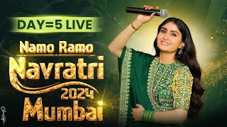 🔴 LIVE  Geeta Rabari  Mumbai Day 5 Live  Navratri 2024 Live  Navratri Garba [upl. by Anihc816]