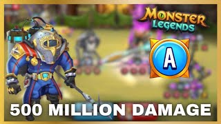 500 Million Damage Monster Legends [upl. by Cassi795]