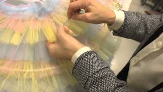 Constructing a Classical Ballet Tutu Part 5 Hooping amp Quilting the Skirt  University of Akron [upl. by Pagas]