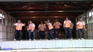 Calico Cloggers dancing to Funky Monkey [upl. by Ellehsram]