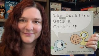 The Duckling Gets a Cookie by Mo Willems READ ALOUD Auntie Caras Preschool Story Time [upl. by Kurman]