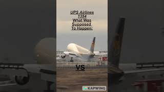 UPS Airlines Flight 1354 What Was Supposed To Happen vs What Really Happened 😥shorts aviation [upl. by Fanchette]