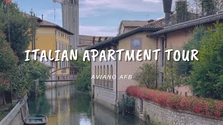 AVIANO AIR BASE OFF BASE HOUSING  AVIANO ITALY APARTMENT TOUR  ITALIAN APARTMENT TOUR [upl. by Rask]