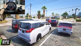 GTA 5  Toyota Alphard Climbing the Mountain  Luxury MPVs OFFROAD CONVOY [upl. by Starbuck778]