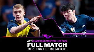 FULL MATCH  Anton Kallberg vs An Jaehyun  MS R32  WTTMontpellier 2024 [upl. by Ankeny545]