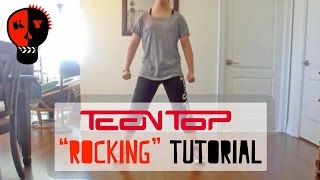 【Ky】TEEN TOP틴탑 — Rocking장난아냐 FANCY FOOTWORK MIRRORED TUTORIAL [upl. by Garvin]