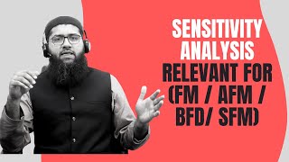 Sensitivity Analysis  Financial Management  FM  AFM  BFD  SFM  ACCA  ICAP  ICMAP [upl. by Adar]