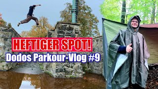 TRAUMSPOT REGEN und KALTE NACHT im WALD  Dodos ParkourVlog 9 [upl. by Gayla]