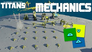 Planetary Annihilation TITANS Mechanics Fabricator [upl. by Aiahc]