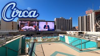 Circa Las Vegas 4K Walkthrough Tour 🤩 w Stadium Swim Pool [upl. by Anreval36]