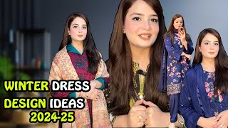 How I design Winter Dresses From Scratch  Dress Designing Ideas For Girls amp Women 20242025 [upl. by Syst598]