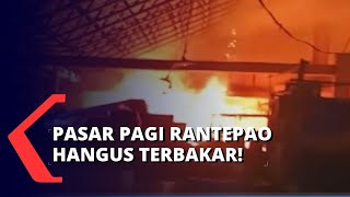 Kebakaran Terjadi di Pasar Pagi Rantepao Polres Toraja Utara Masih Selidiki Penyebabnya [upl. by Pilar]