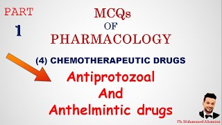 Antiprotozoal and anthelmintic drugs MCQspharmacology part1 [upl. by Gorlicki532]