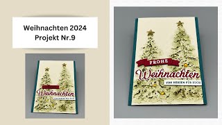 Weihnachten 2024 Projekt Nr9 Mit den Produkten von StampinUP [upl. by Kadner]