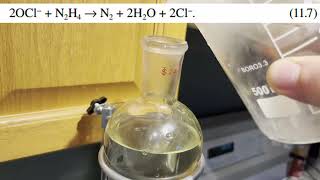 How to make Hydrazine Sulfate via the Hoffman Rearrangement of Urea [upl. by Arocet]