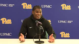 Pitt Football  Postgame at Cincinnati  Rasheem Biles  9724 [upl. by Housum]