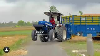 New holland 5620 turbo sound double excel tralla [upl. by Johannessen148]