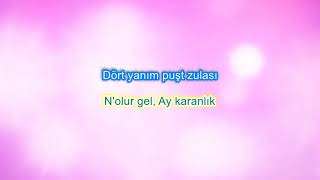 Karaoke Şiir  Ay Karanlık  Ahmed Arif [upl. by Blen]