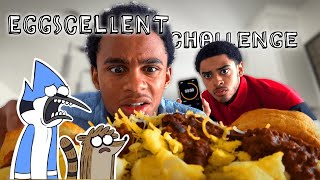 WE TRIED THE EGGSCELLENT CHALLENGE [upl. by Anyt]