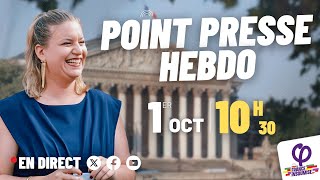 🔴 Point Presse Hebdo de La France Insoumise  NFP à lAssemblée nationale [upl. by Binah270]